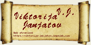 Viktorija Janjatov vizit kartica